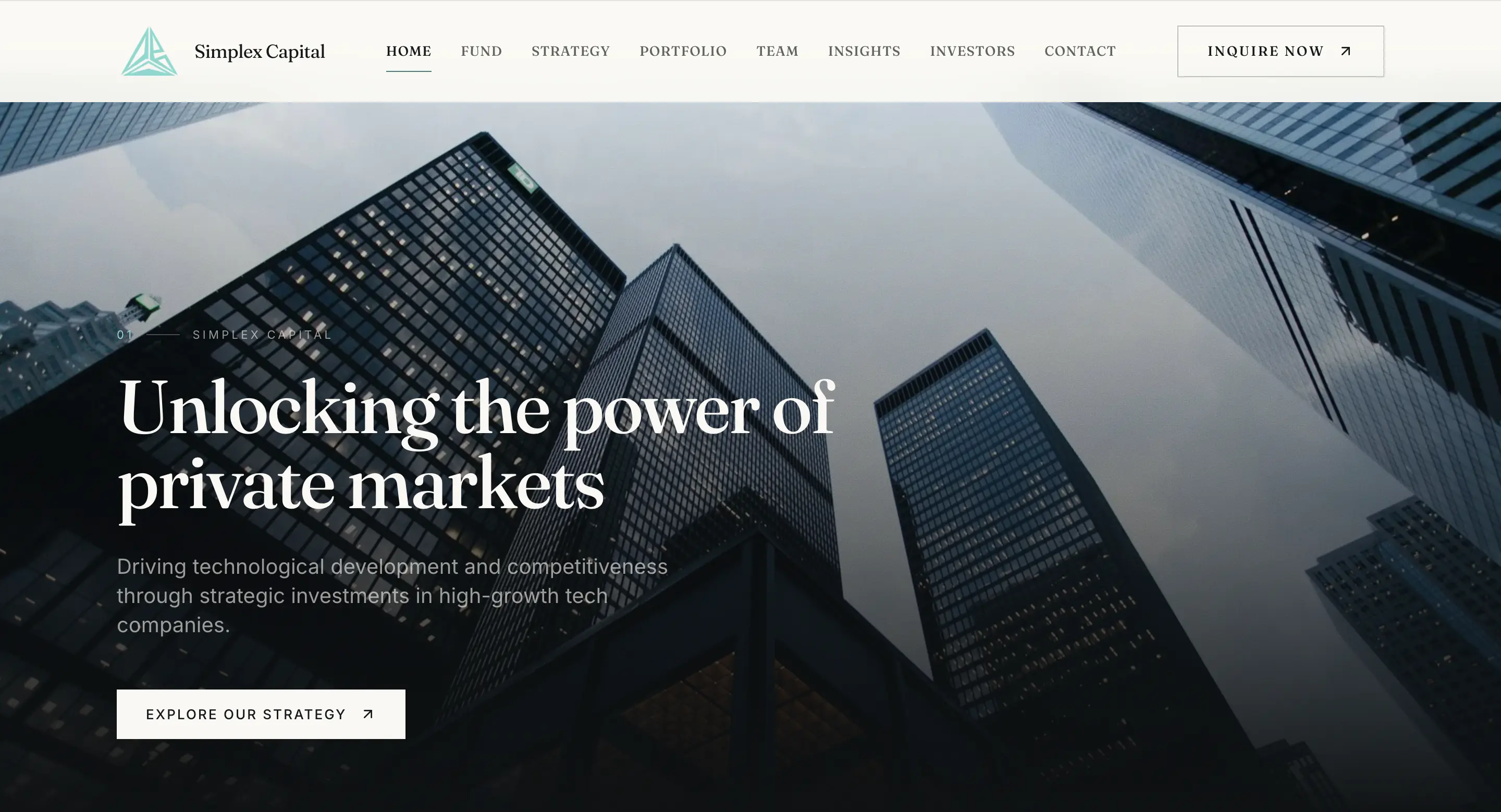 Simplex Capital website screenshot